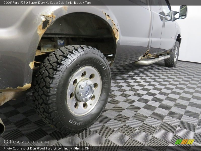 Black / Tan 2006 Ford F250 Super Duty XL SuperCab 4x4