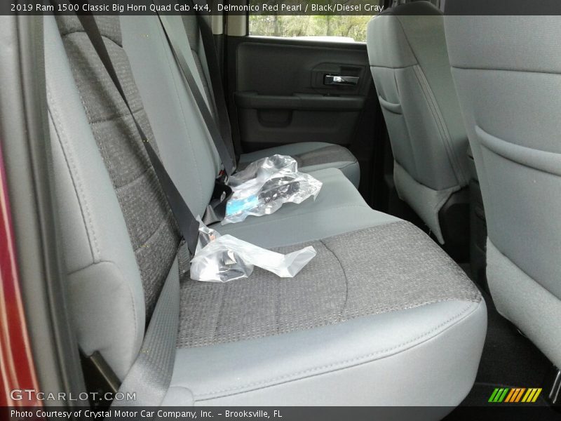 Rear Seat of 2019 1500 Classic Big Horn Quad Cab 4x4
