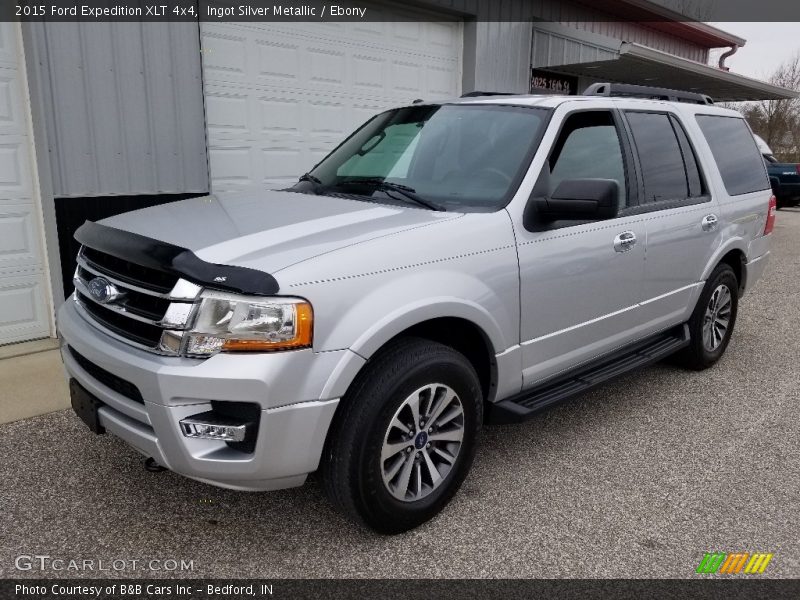 Ingot Silver Metallic / Ebony 2015 Ford Expedition XLT 4x4