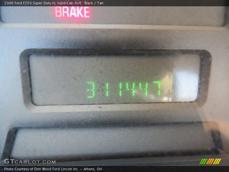 Black / Tan 2006 Ford F250 Super Duty XL SuperCab 4x4