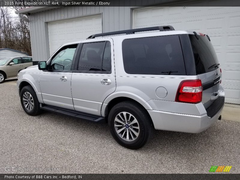 Ingot Silver Metallic / Ebony 2015 Ford Expedition XLT 4x4