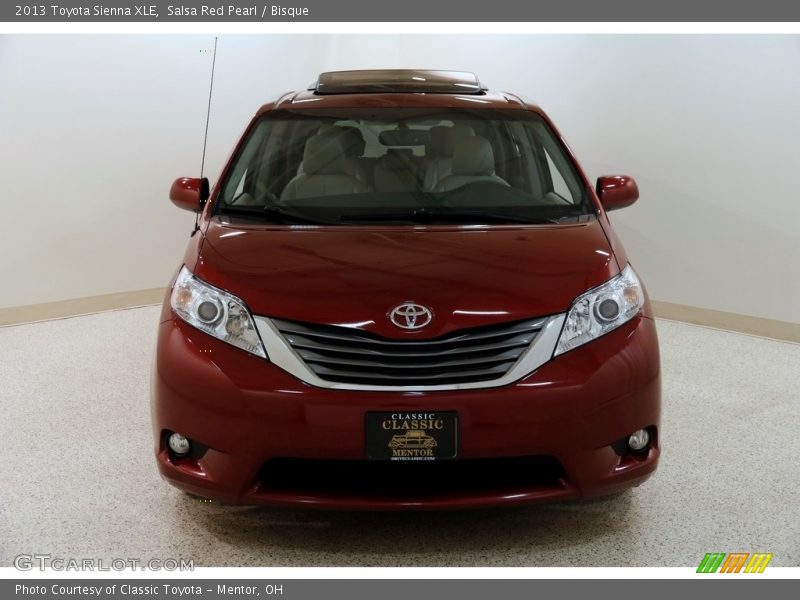 Salsa Red Pearl / Bisque 2013 Toyota Sienna XLE
