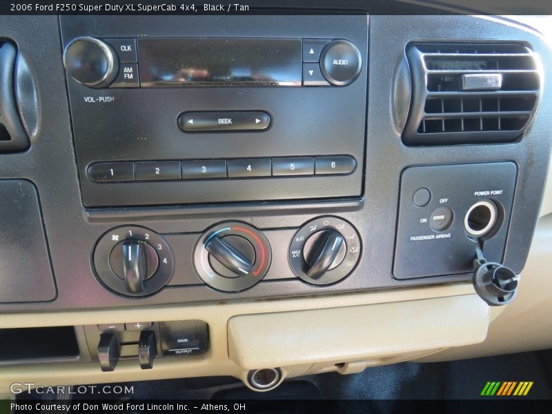 Black / Tan 2006 Ford F250 Super Duty XL SuperCab 4x4