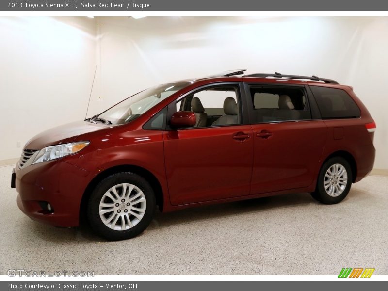 Salsa Red Pearl / Bisque 2013 Toyota Sienna XLE