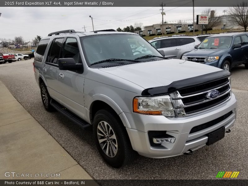 Ingot Silver Metallic / Ebony 2015 Ford Expedition XLT 4x4