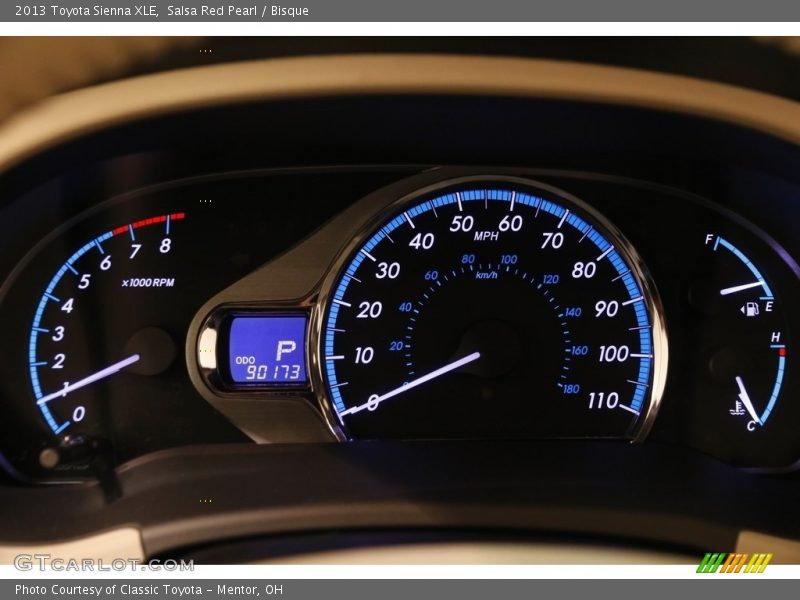 Salsa Red Pearl / Bisque 2013 Toyota Sienna XLE