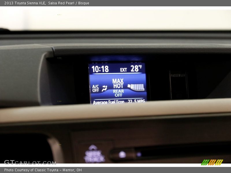 Salsa Red Pearl / Bisque 2013 Toyota Sienna XLE