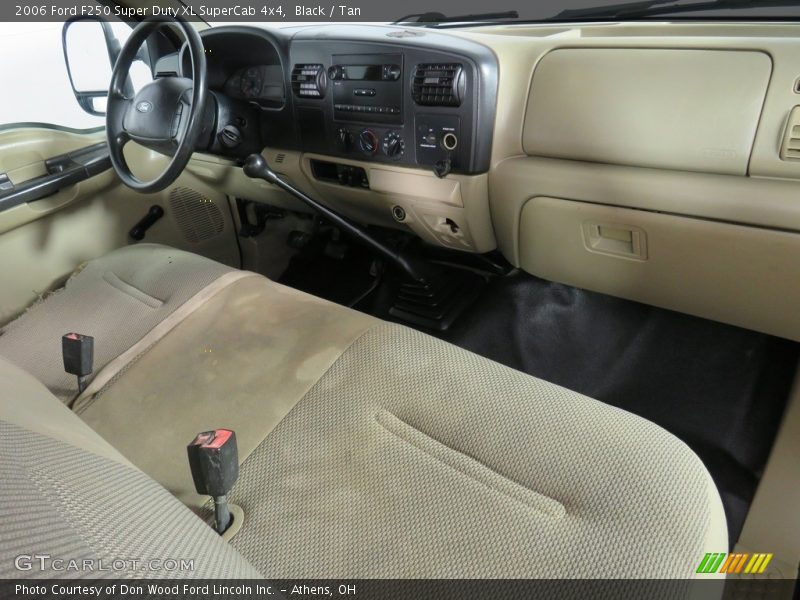 Black / Tan 2006 Ford F250 Super Duty XL SuperCab 4x4