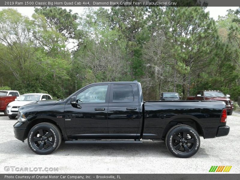 2019 1500 Classic Big Horn Quad Cab 4x4 Diamond Black Crystal Pearl