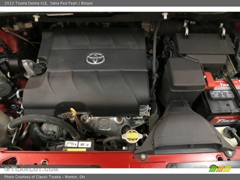 Salsa Red Pearl / Bisque 2013 Toyota Sienna XLE