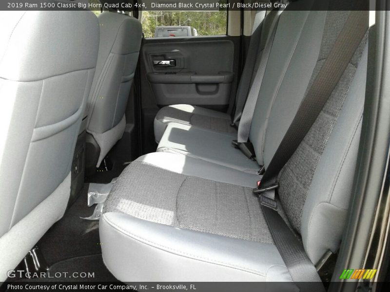 Diamond Black Crystal Pearl / Black/Diesel Gray 2019 Ram 1500 Classic Big Horn Quad Cab 4x4