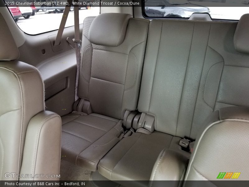 White Diamond Tricoat / Cocoa/Dune 2015 Chevrolet Suburban LTZ 4WD