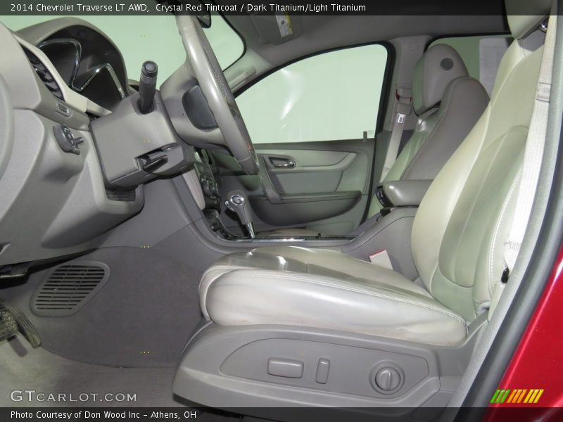 Crystal Red Tintcoat / Dark Titanium/Light Titanium 2014 Chevrolet Traverse LT AWD