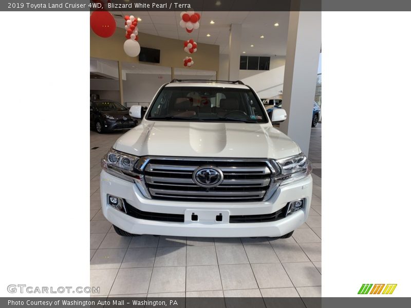 Blizzard White Pearl / Terra 2019 Toyota Land Cruiser 4WD