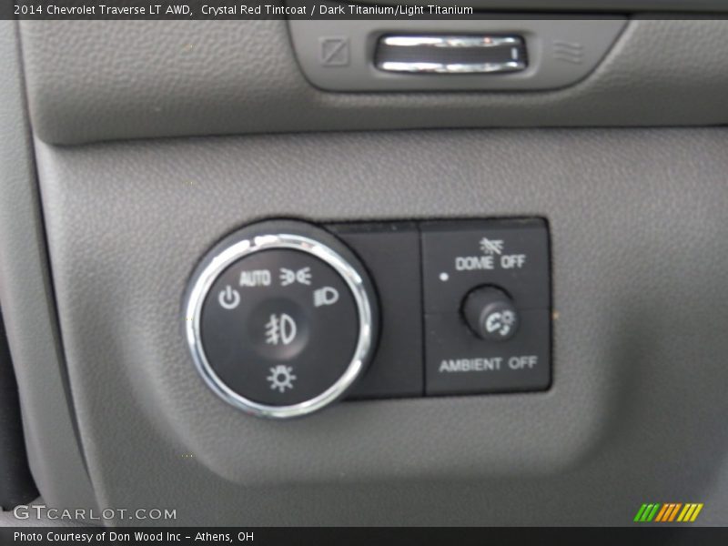 Crystal Red Tintcoat / Dark Titanium/Light Titanium 2014 Chevrolet Traverse LT AWD