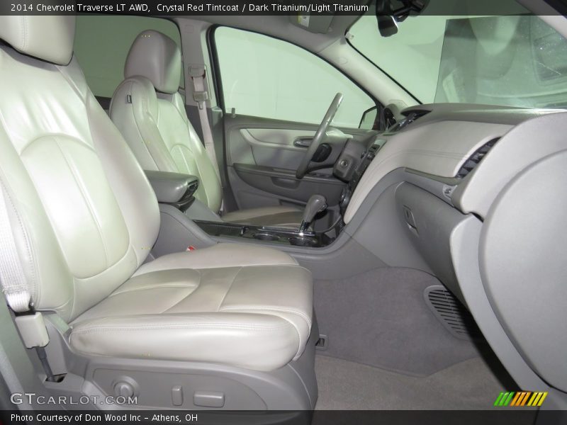 Crystal Red Tintcoat / Dark Titanium/Light Titanium 2014 Chevrolet Traverse LT AWD