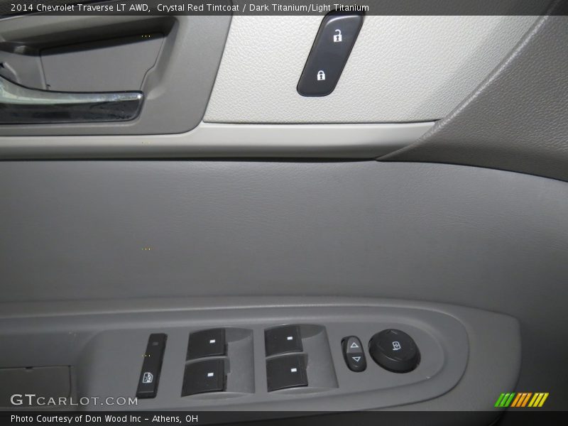 Crystal Red Tintcoat / Dark Titanium/Light Titanium 2014 Chevrolet Traverse LT AWD
