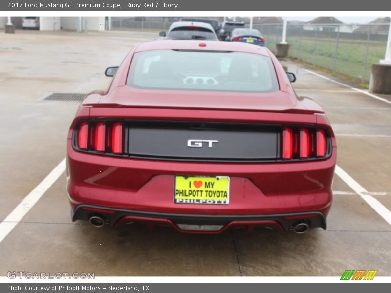 Ruby Red / Ebony 2017 Ford Mustang GT Premium Coupe