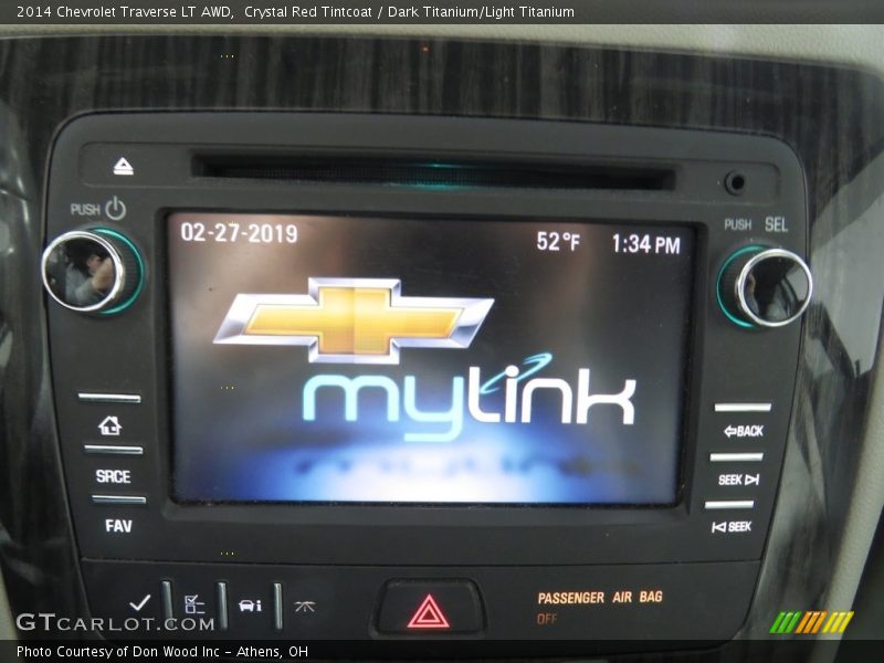 Crystal Red Tintcoat / Dark Titanium/Light Titanium 2014 Chevrolet Traverse LT AWD