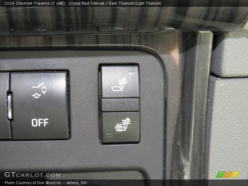 Crystal Red Tintcoat / Dark Titanium/Light Titanium 2014 Chevrolet Traverse LT AWD