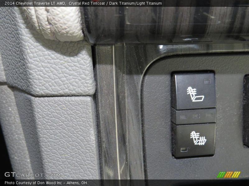 Crystal Red Tintcoat / Dark Titanium/Light Titanium 2014 Chevrolet Traverse LT AWD