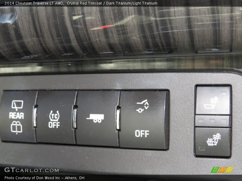 Crystal Red Tintcoat / Dark Titanium/Light Titanium 2014 Chevrolet Traverse LT AWD