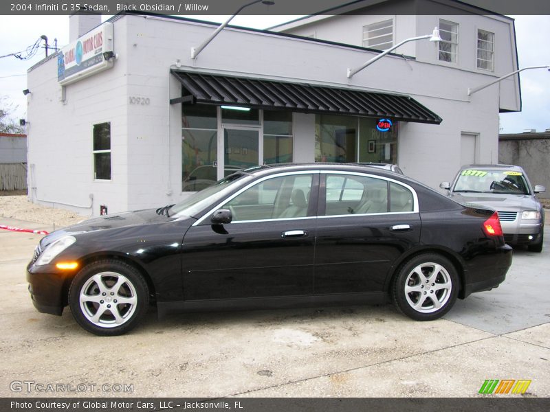 Black Obsidian / Willow 2004 Infiniti G 35 Sedan