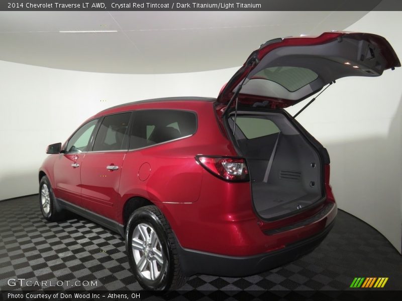 Crystal Red Tintcoat / Dark Titanium/Light Titanium 2014 Chevrolet Traverse LT AWD
