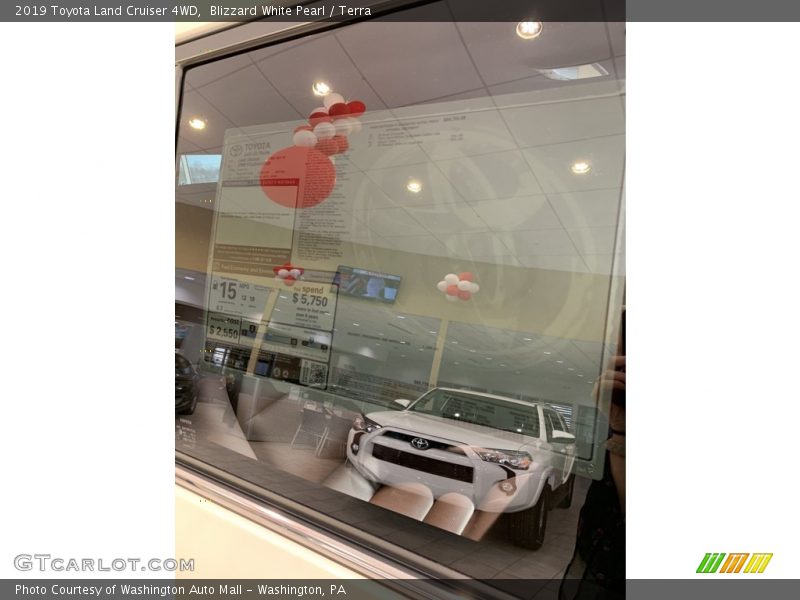 Blizzard White Pearl / Terra 2019 Toyota Land Cruiser 4WD