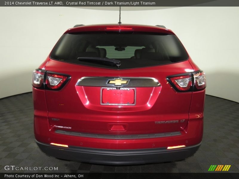Crystal Red Tintcoat / Dark Titanium/Light Titanium 2014 Chevrolet Traverse LT AWD