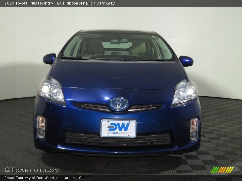Blue Ribbon Metallic / Dark Gray 2010 Toyota Prius Hybrid V