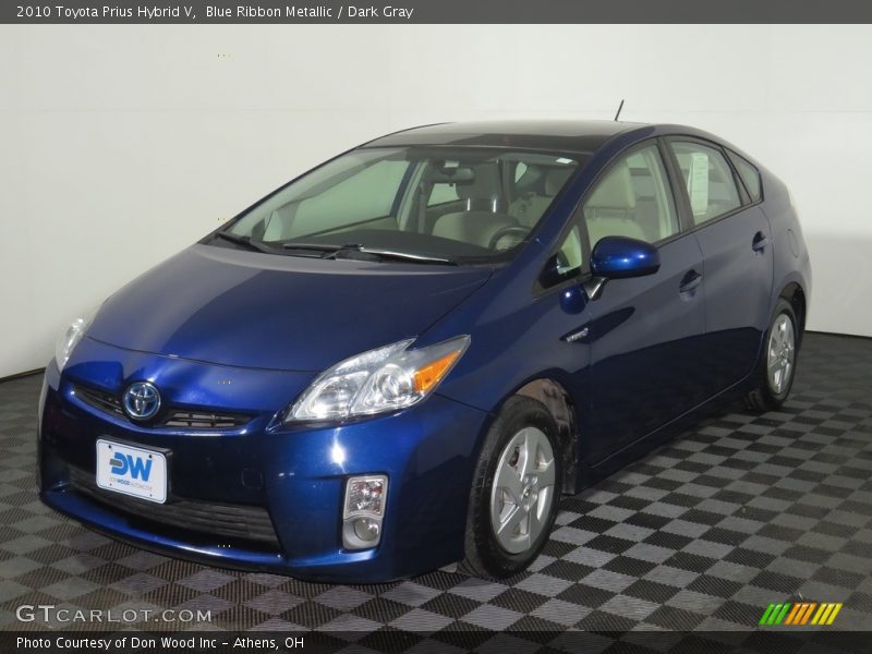 Blue Ribbon Metallic / Dark Gray 2010 Toyota Prius Hybrid V