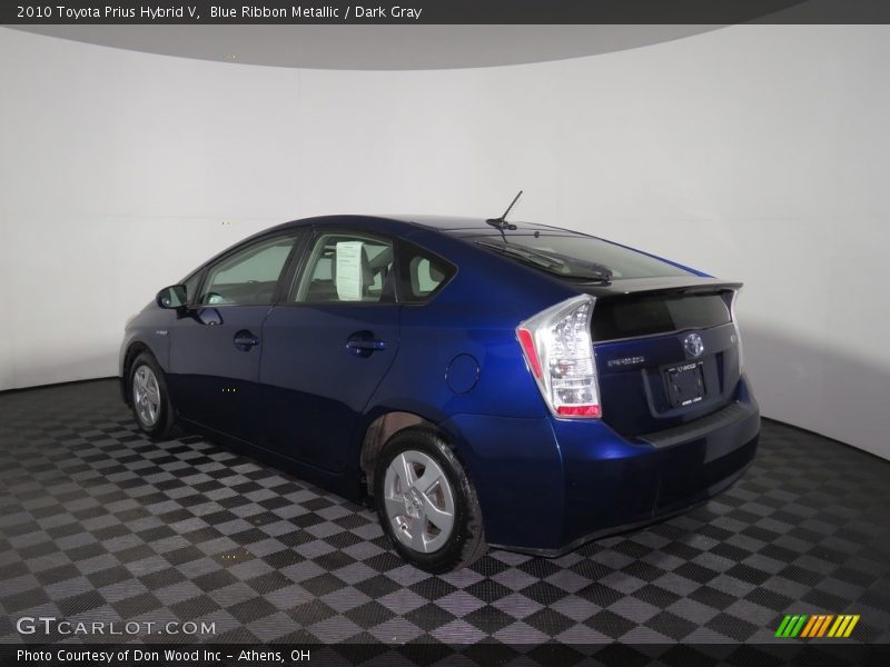Blue Ribbon Metallic / Dark Gray 2010 Toyota Prius Hybrid V