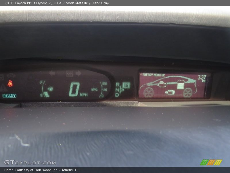 Blue Ribbon Metallic / Dark Gray 2010 Toyota Prius Hybrid V