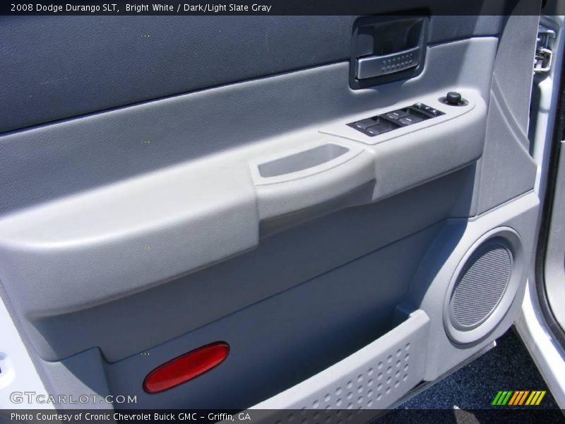 Bright White / Dark/Light Slate Gray 2008 Dodge Durango SLT