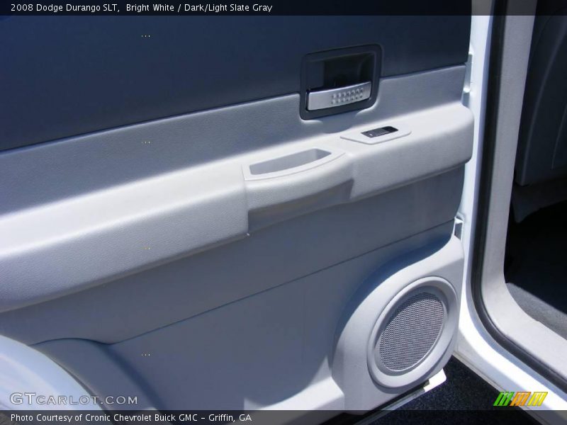 Bright White / Dark/Light Slate Gray 2008 Dodge Durango SLT