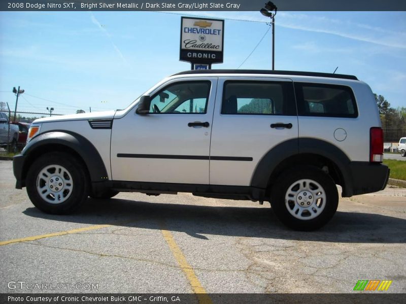 Bright Silver Metallic / Dark Slate Gray/Light Slate Gray 2008 Dodge Nitro SXT