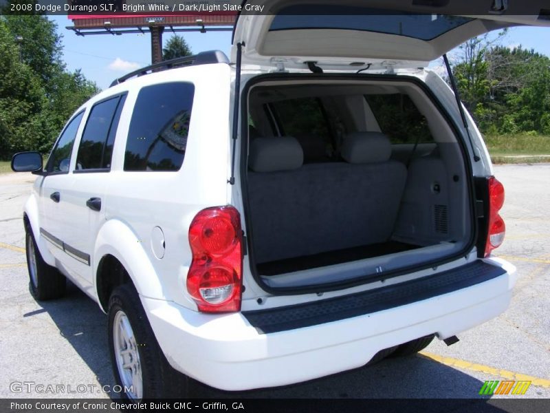 Bright White / Dark/Light Slate Gray 2008 Dodge Durango SLT