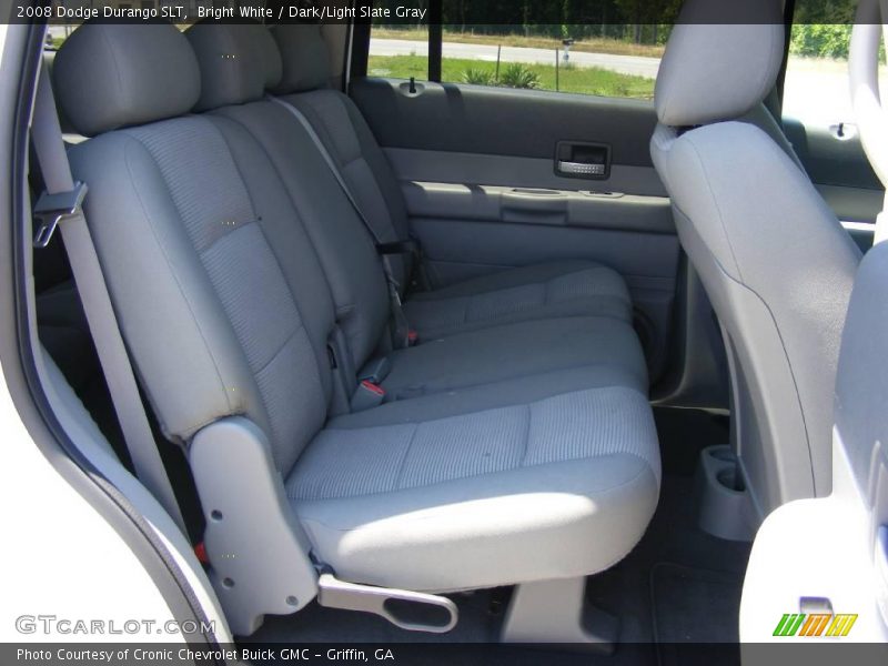 Bright White / Dark/Light Slate Gray 2008 Dodge Durango SLT