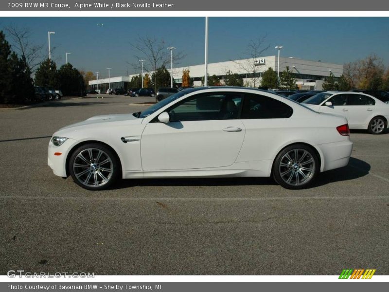 Alpine White / Black Novillo Leather 2009 BMW M3 Coupe