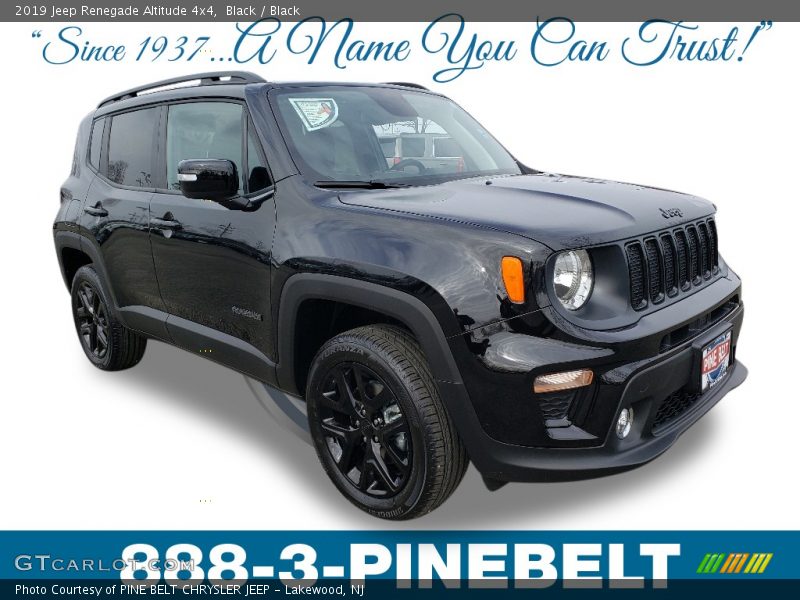 Black / Black 2019 Jeep Renegade Altitude 4x4