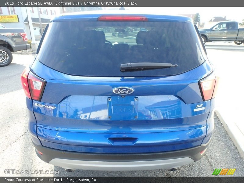 Lightning Blue / Chromite Gray/Charcoal Black 2019 Ford Escape SE 4WD