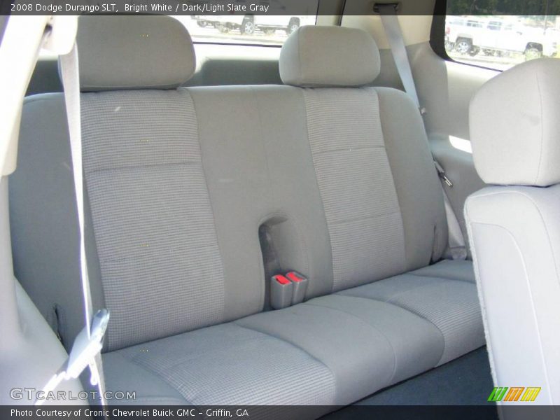 Bright White / Dark/Light Slate Gray 2008 Dodge Durango SLT