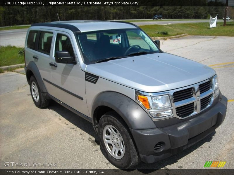 Bright Silver Metallic / Dark Slate Gray/Light Slate Gray 2008 Dodge Nitro SXT