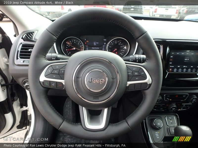 White / Black 2019 Jeep Compass Altitude 4x4