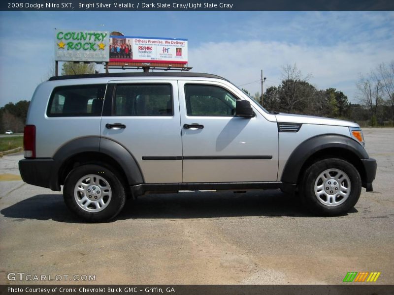 Bright Silver Metallic / Dark Slate Gray/Light Slate Gray 2008 Dodge Nitro SXT