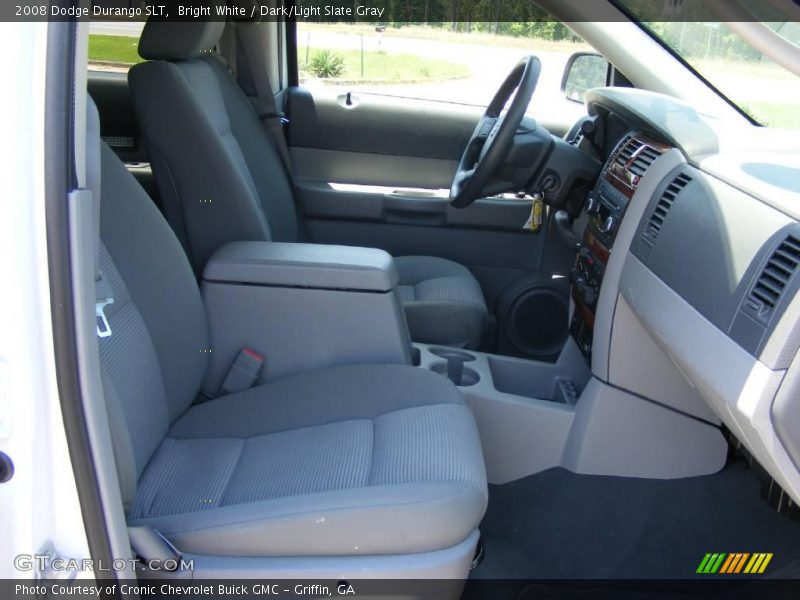 Bright White / Dark/Light Slate Gray 2008 Dodge Durango SLT