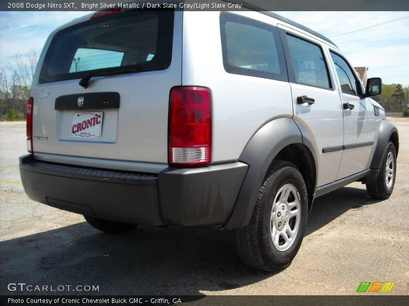 Bright Silver Metallic / Dark Slate Gray/Light Slate Gray 2008 Dodge Nitro SXT