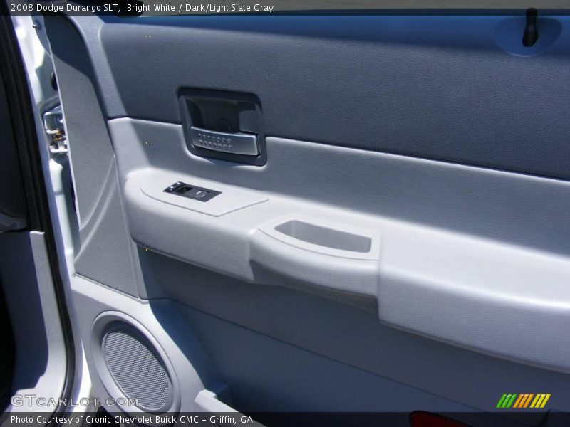 Bright White / Dark/Light Slate Gray 2008 Dodge Durango SLT