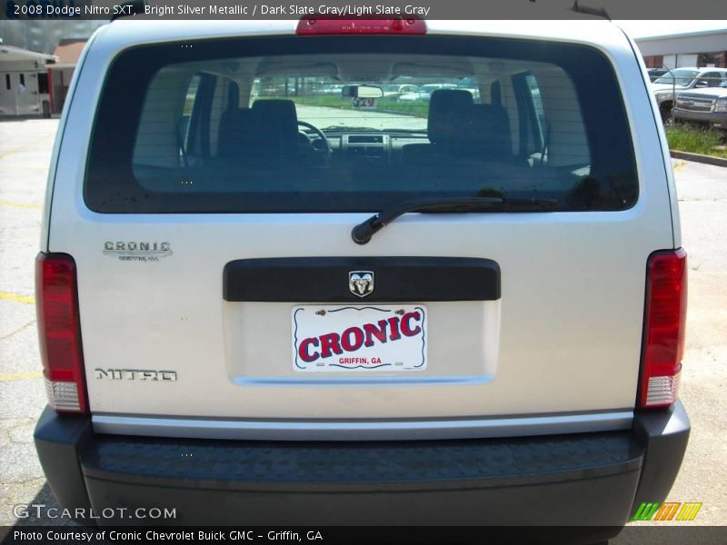 Bright Silver Metallic / Dark Slate Gray/Light Slate Gray 2008 Dodge Nitro SXT